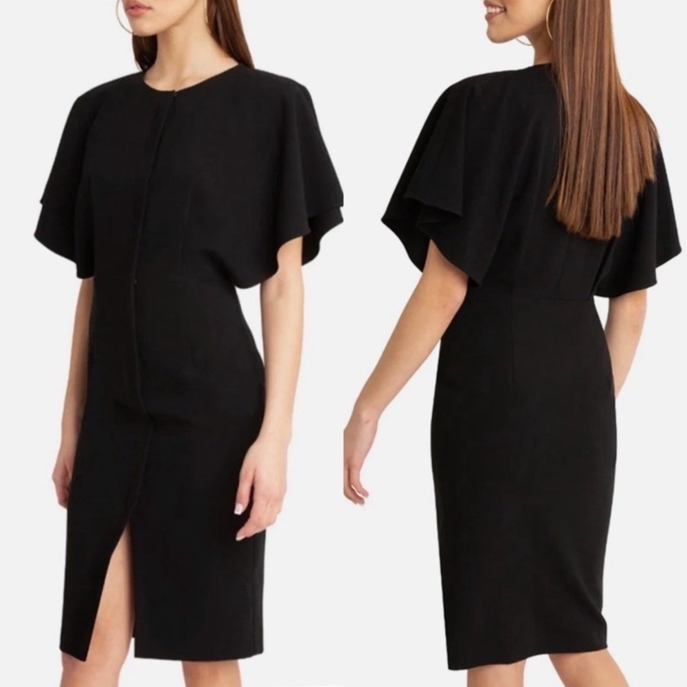 NWT Black Halo Holland Sheath Dress in Black
